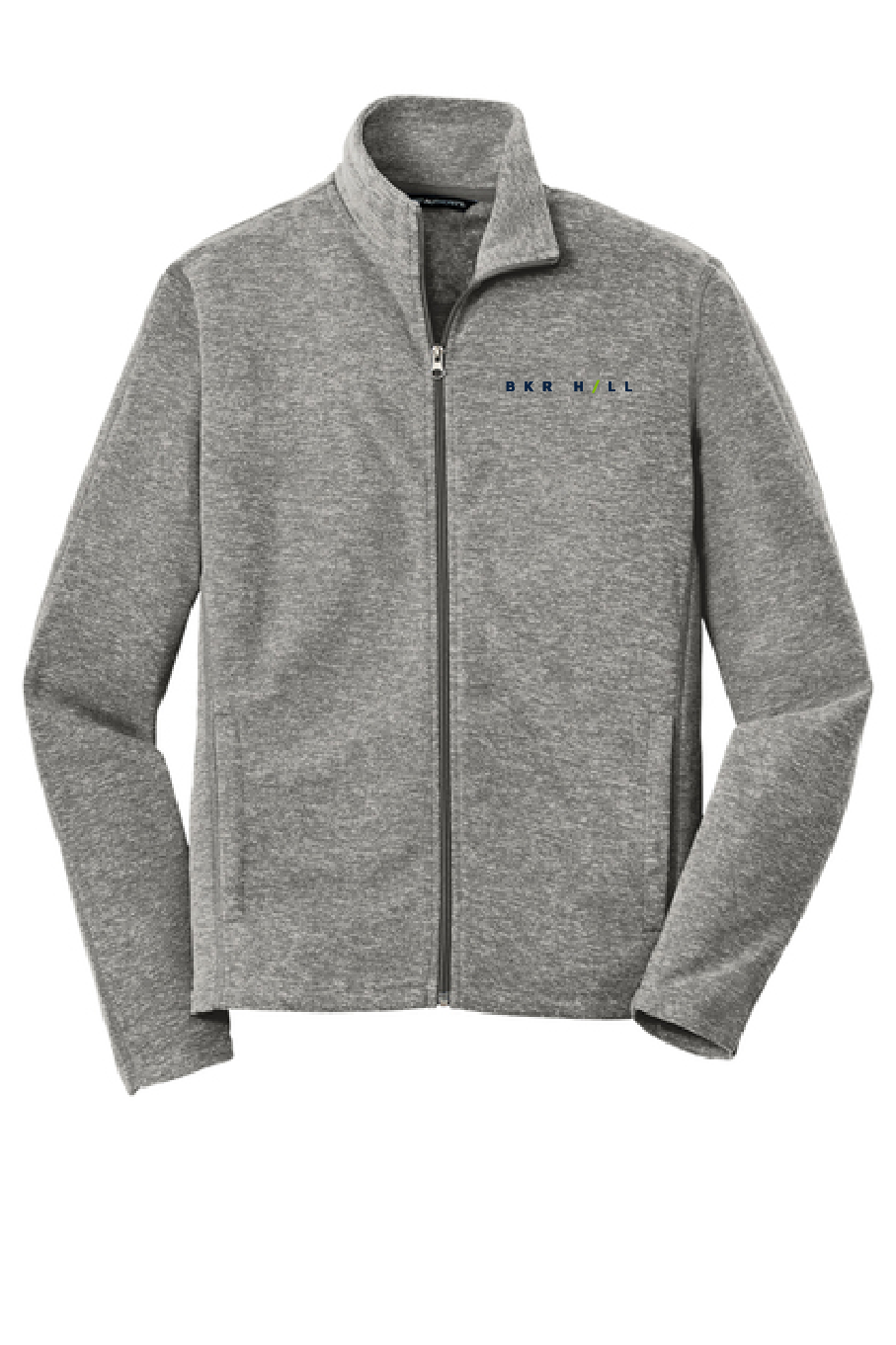 Port Authority® Heather Microfleece Full-Zip Jacket
